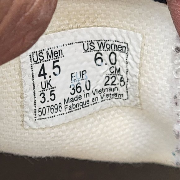 Vans Black and White Checkered Slip-On Sneakers - Picture 9 of 12